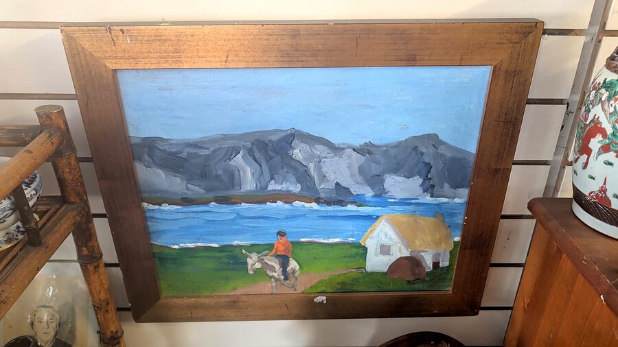 Irish landscape oil painting for sale at Tom's Curios